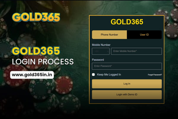 Gold365 Login Process